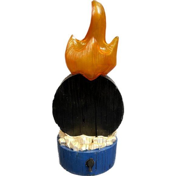 New York Rangers Statue Lit Team Puck TIKI Lawn Patio Outdoor NEW IN BOX - Picture 4 of 5